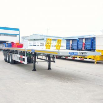 Three Axle 40 Feet Semi Flatbed Trailer